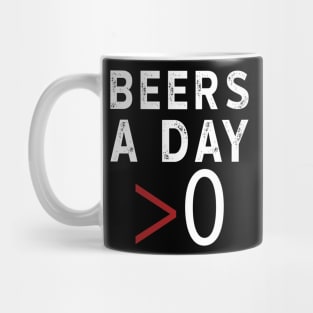More Than Zero Beers A Day Mug